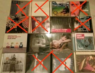 CDs varios precios a 4-6-8 euros.