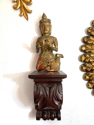 TRES ANTIGUAS FIGURAS TAILANDESAS