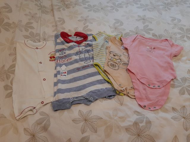 Lote ropa bebe niña verano 0/3 meses.25 piezas