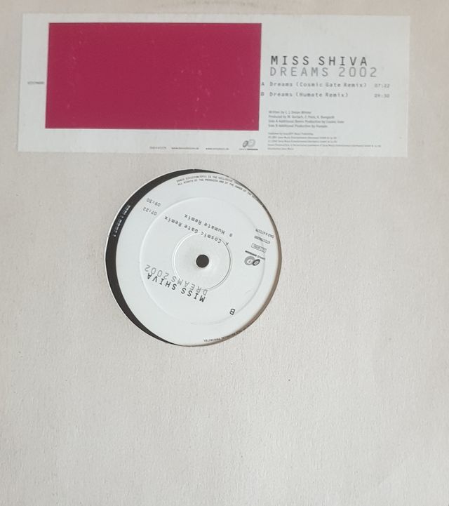 Vinilo Miss Shiva  Dreams Remixes