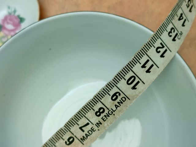 Set de 2 bol porcelana con sus cucharas vintage