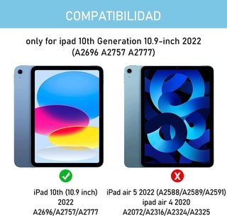 Funda con teclado para ipad 10.9 (NUEVO)