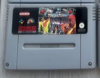 Juego súper Nintendo súper Wrestle Mania