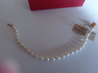 Pulsera Majòrica con cierre de Oro de 18k 