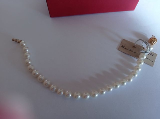 Pulsera Majòrica con cierre de Oro de 18k