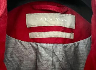 Chaqueta de ante de Zara