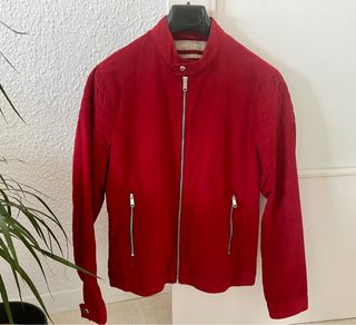 Chaqueta de ante de Zara