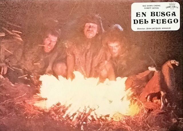 🎬 - CARTEL + FOTOCROMOS "EN BUSCA DEL FUEGO"