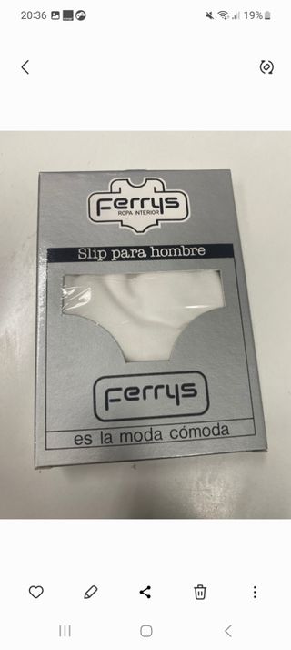 calzoncillo poliester ferrys 