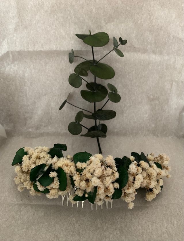 Coronas/tocados flores preservadas personalizados