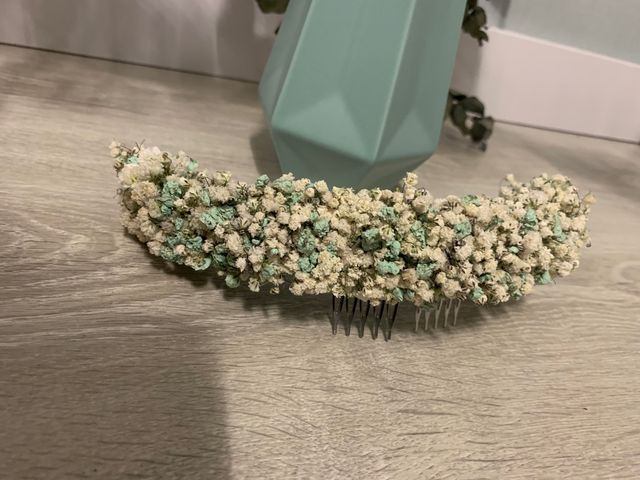 Coronas/tocados flores preservadas personalizados