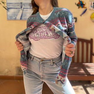 T-shirt Vans vintage bianca