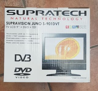 tv lcd 9" + dvd + tdt