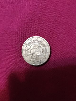 moneta rara €0,50