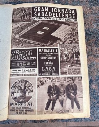 Periódicos deportivos 1967