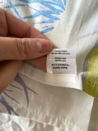 Sabana encimera con funda de almohada