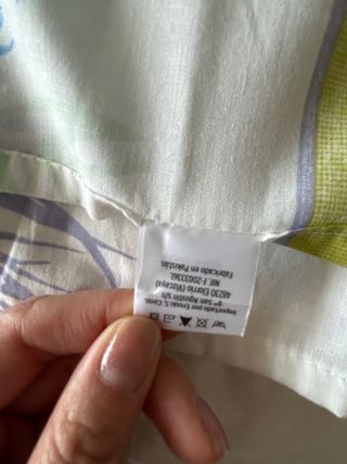 Sabana encimera con funda de almohada