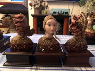 Bustos horóscopos Marín de porcelana