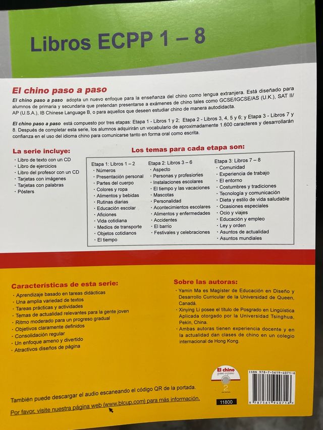 El chino paso a paso 2, Texto