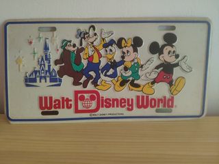 Matrícula Walt Disney World vintage