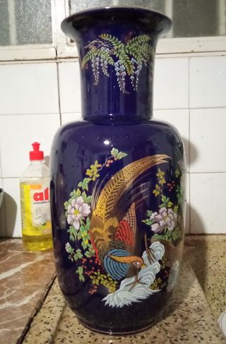 Gran jarron chino porcelana