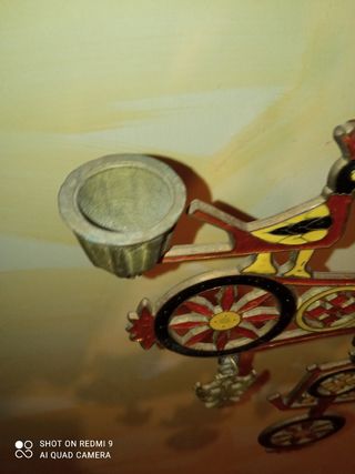 Colgador Metal Candelabro Griego años 70