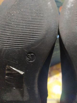 botines de ante número 37