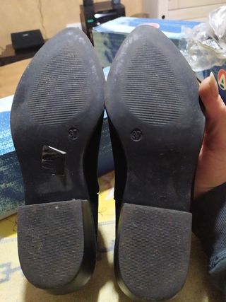 botines de ante número 37