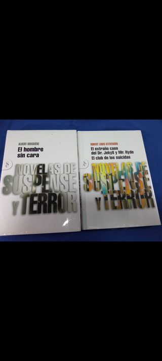 Novelas de suspense y terror. Signo editores.