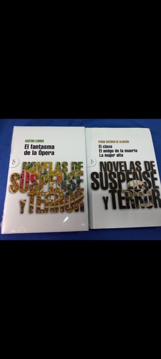 Novelas de suspense y terror. Signo editores.