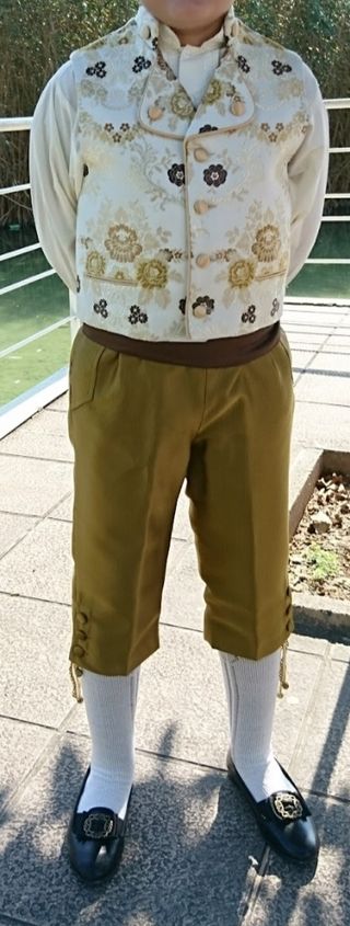 ALQUILER / VENTA traje torrenti niño dorado comple