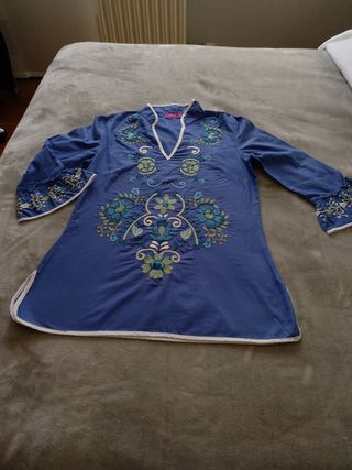 blusa azul