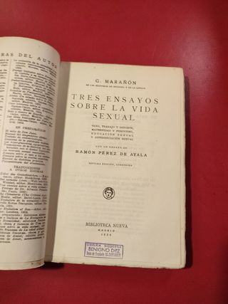 Tres ensayos sobre la vida sexual