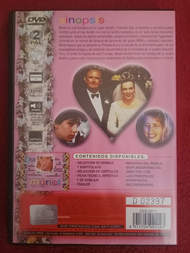 "La boda de Muriel" en DVD
