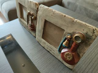 pareja de portafotos/portarretratos