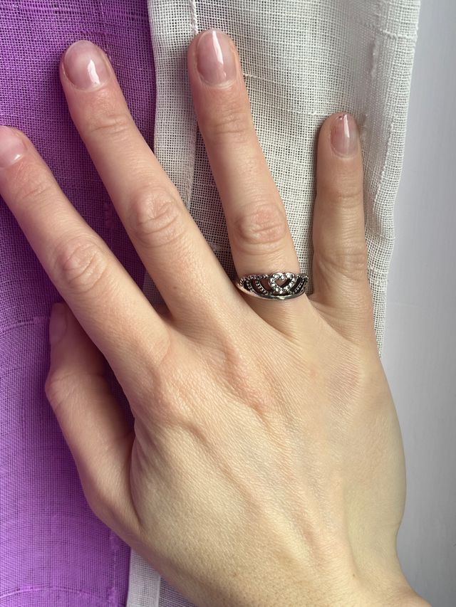 Anello tiara corona modello pandora