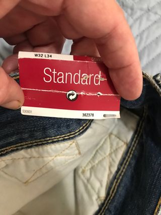 Levi's vintage, etiquetas , hombre