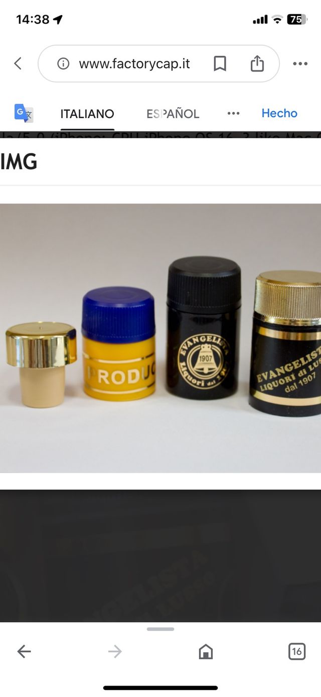 Vendo tapones aceite de oliva