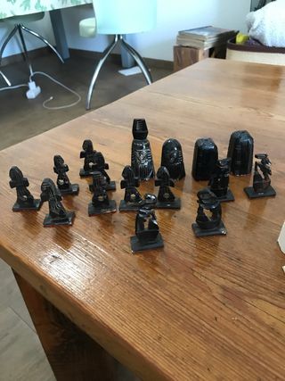 Juego ajedrez, cajas incluídas