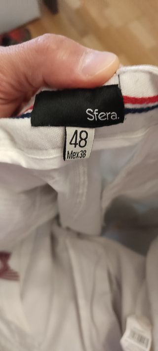 Pantalón Chino Blanco talla 48
