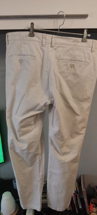 Pantalón Chino Blanco talla 48