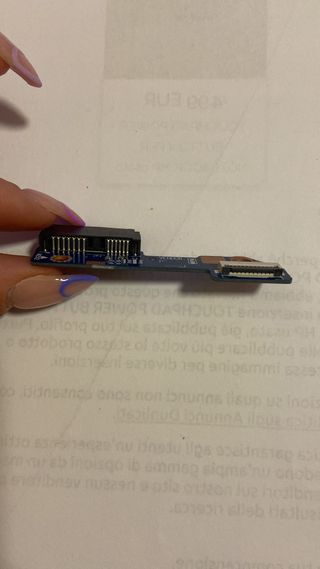 SCHEDA CONNETTORE DISCO RIGIDO PER NOTEBOOK usata