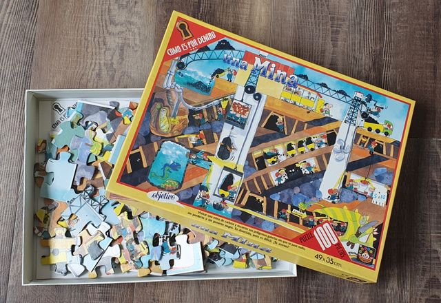 Puzzle COMO ES POR DENTRO UNA MINA