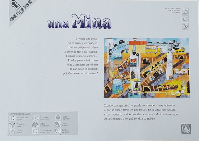 Puzzle COMO ES POR DENTRO UNA MINA