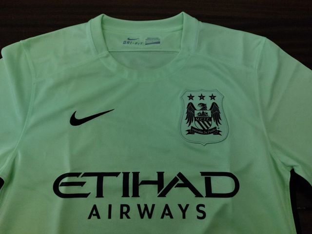 Maglietta Manchester City FC, 2015-2016 (taglia S)