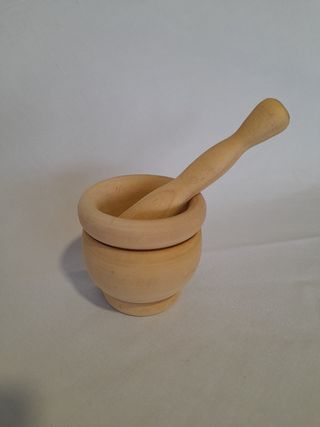 figuras mini ceramica. Tazas de ribeiro. Mortero