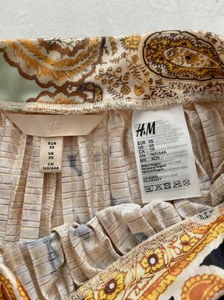 Falda pantalón plisada