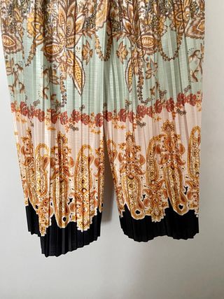 Falda pantalón plisada