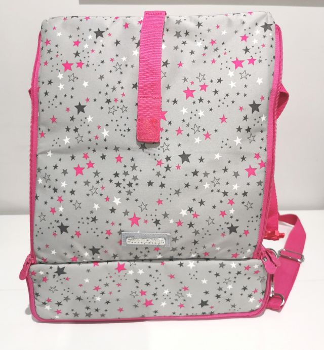 Trona de Viaje. Gris / Rosa. Tuc Tuc.