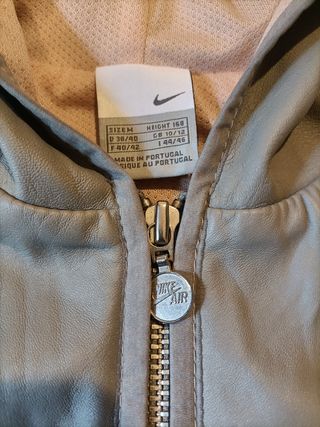 Chaqueta y pantalón de cuero y algodón Nike Air